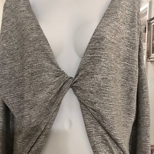 Gorgeous LadiesTwisted front  Silver Blazer.